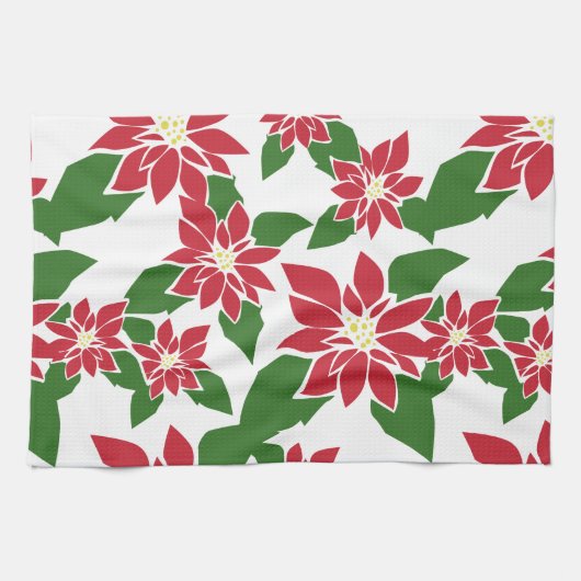 Linge De Cuisine Poinsettia (Horizontal)