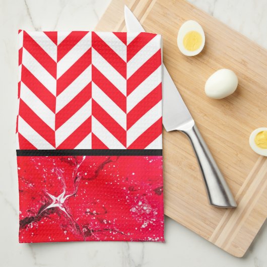 Linge De Cuisine Poinsettia (Quart Plié)