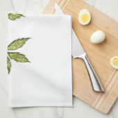 Linge De Cuisine Poinsettia vintage de Noël (Quart Plié)