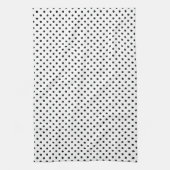 Linge De Cuisine Point noir (Vertical)