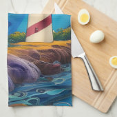 Linge De Cuisine Point phare (Quart Plié)