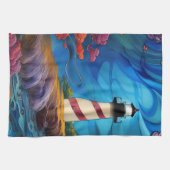 Linge De Cuisine Point phare (Horizontal)