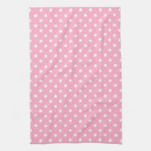 Linge De Cuisine Point Polka rose  (Vertical)