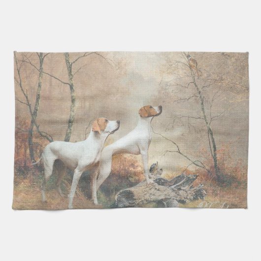 Linge De Cuisine Pointer Anglais (Horizontal)
