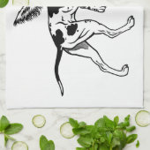 Linge De Cuisine pointeur et setter anglais (Plié)