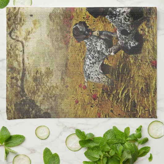 Linge De Cuisine Pointeurs allemands à poils courts (Plié)