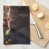 Linge De Cuisine Pointeurs courts allemands Carolage de Noël (Quart Plié)