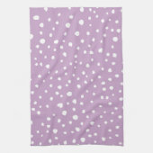 Linge De Cuisine Points Dalmatiens Lilac, Points Dalmatiens, Pots D (Vertical)