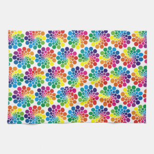 Linge De Cuisine Points de couleur Cercle Motif + votre arrière - p