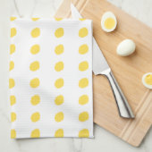 Linge De Cuisine Points jaunes (Quart Plié)