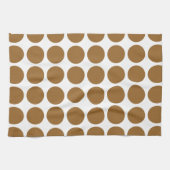 Linge De Cuisine Points neutres de Sucre Brun (Horizontal)