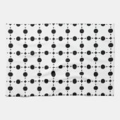 Linge De Cuisine Points noirs, Motif à pois, Points, Pointillé (Horizontal)