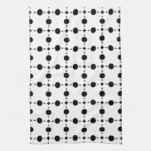 Linge De Cuisine Points noirs, Motif à pois, Points, Pointillé (Vertical)