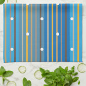 Linge De Cuisine points rayés (Plié)