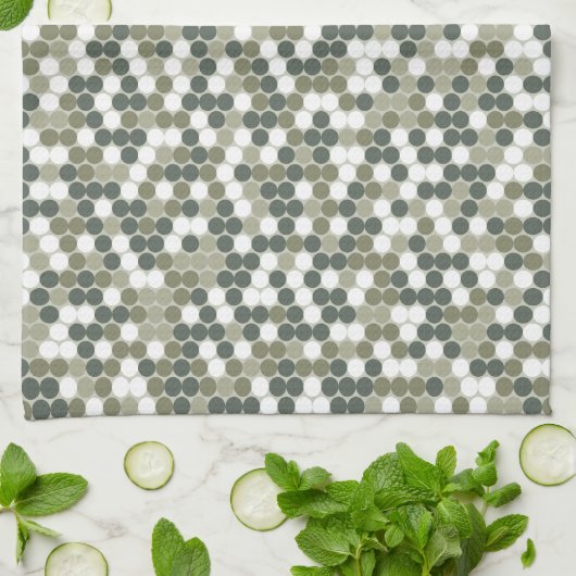 Linge De Cuisine Points rétro (Plié)