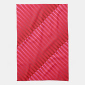 Linge De Cuisine Points satinés - nuances de rouge profond (Vertical)