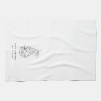 Linge De Cuisine Poire en Fleur