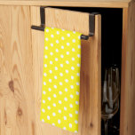 Linge De Cuisine Pois blancs brillant Jaune Chic Rétro Vintage<br><div class="desc">Cuisine & Repas Cuisine Modèle Classique Rustique / Linge de table / Retro / Linge de cuisine Vintage Jaune Lumineux / Cuisine Cuisine Cuisine Cuisine Cuisine Cuisine Cuisine Cuisine & Dîner</div>