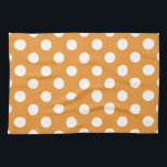 Linge De Cuisine Pois blancs sur ambre<br><div class="desc">Pois blancs sur ambre</div>