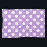 Linge De Cuisine Pois blancs sur lilas<br><div class="desc">Pois blancs sur lilas</div>