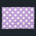 Linge De Cuisine Pois blancs sur lilas<br><div class="desc">Pois blancs sur lilas</div>