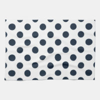 Pois bleu marine foncé