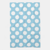 Linge De Cuisine Pois Bleus, Motif Pointe Polka, Points, Pointe (Vertical)