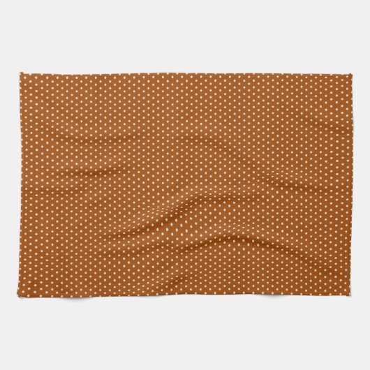 Linge De Cuisine Pois Brown (Horizontal)