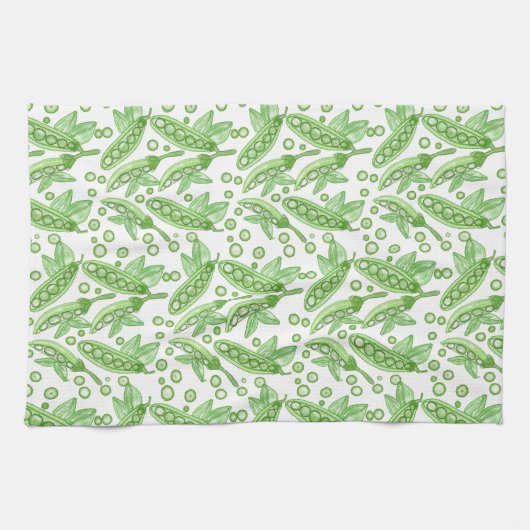 Linge De Cuisine Pois de légumes (Horizontal)
