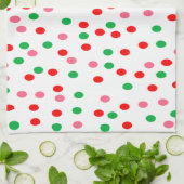Linge De Cuisine Pois de Noël (Plié)