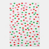 Linge De Cuisine Pois de Noël (Vertical)