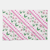 Linge De Cuisine Pois Polka Et Fleurs (Horizontal)