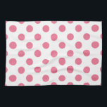 Linge De Cuisine Pois rose et blanc<br><div class="desc">Pois rose et blanc</div>