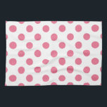 Linge De Cuisine Pois rose et blanc<br><div class="desc">Pois rose et blanc</div>