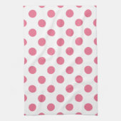 Linge De Cuisine Pois rose et blanc (Vertical)