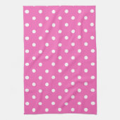 Linge De Cuisine pois roses (Vertical)