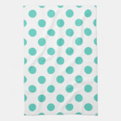 Linge De Cuisine Pois turquoise (Vertical)