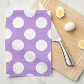 Linge De Cuisine Pois violets, Motif à points Polka, points, pointi (Quart Plié)