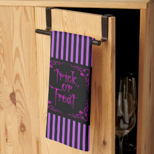 Linge De Cuisine Poison Purple Trick ou traitement