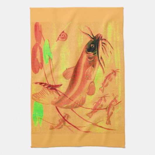 Linge De Cuisine poisson (Vertical)