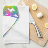 Linge De Cuisine Poisson Abstrait (Quart Plié)