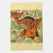 Linge De Cuisine Poisson Antique Carrelage Ancien art (Vertical)