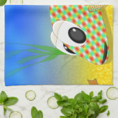 Linge De Cuisine Poisson Carton mignon (Plié)