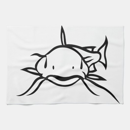 Linge De Cuisine Poisson-chat (Horizontal)