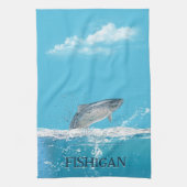 Linge De Cuisine Poisson Dans L'Eau Au Michigan (Vertical)