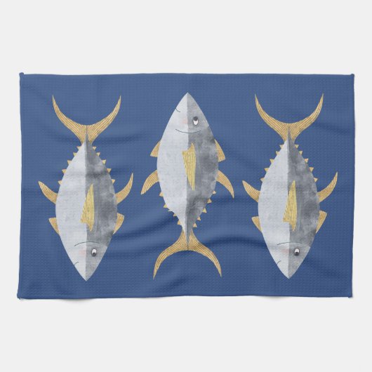 Linge De Cuisine Poisson de thon (Horizontal)