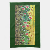 Linge De Cuisine Poisson de truite Brown (Vertical)