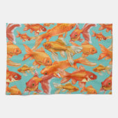 Linge De Cuisine Poisson d'or (Horizontal)