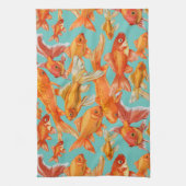 Linge De Cuisine Poisson d'or (Vertical)