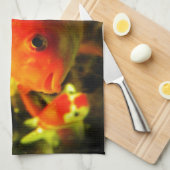 Linge De Cuisine Poisson doré (Quart Plié)